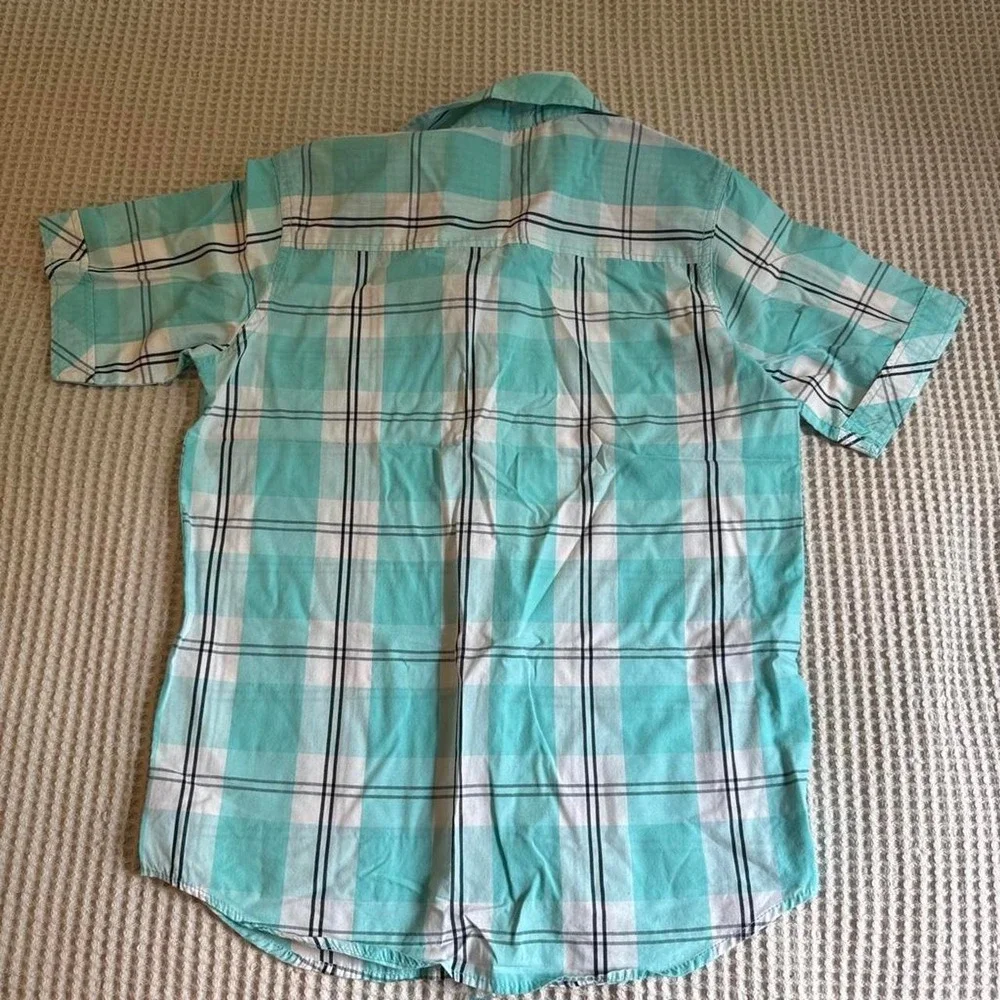 Nautica plaid boys button up shirt